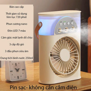 Quạt điều hòa mini USB phun sương 3 cửa mới nhất 2025