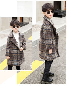 Coat Wool Anak Korea tebal untuk Winter Musim Dingin