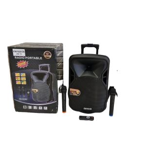 Speaker Portable Aiwa 12 inch isi 2 mic wirelles pegang2