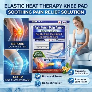 Elastic Knee Support Patch Reusable Heat Therapy Sticker Hot Compress Fabric Patch Muscle Joint Comfort Daily Sports Care