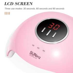 Pengering Kutek Nail Art Pengering Kutek Kuku Sinar Ultra Violet UV LED Nail Dryer 45LED 180W SUN M3 Original