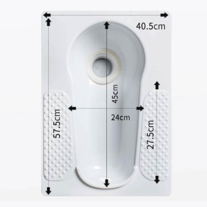 【In stock】Plastic Squat Toilet/Squatting Toilet Bowl Household Public Places Pit Urinal Potty Easy Latrines