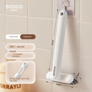【SKIT SG】ECOCO Multi-Function Cleaning Brush 2-in-1 Gap Cleaning Brush 360 Rotary Ground Seam Brush ECOCO Multifunctional Gap Brush Multifunctional Gap Cleaning Brush Toilet Brush Cleaner