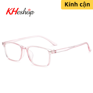 Kính Cận Thị đủ độ từ -0.0 - -6.00 tròng TR90 đập không méo bẻ không vỡ chống bức xạ UV400 và ánh sáng xanh bảo vệ mắt mã Y806 - kheshop