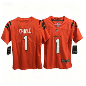 Exclusively for NFL Tigers kids jerseys heavy-duty embroidered quick-drying rugby apparel available in overseas warehouses