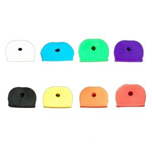 8pcs Assorted Key Caps Key Cover Assortment for Easy Key Management with Fun Colors and Shapes Round Key Caps Set