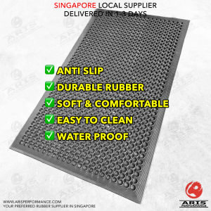 Anti Fatigue Mat Entrance Rubber Mat Anti Slip Floor Mat - 90CM x 150CM