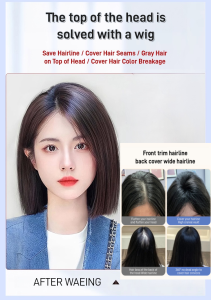 Wig Piece Lightweight Breathable Hair Replenishment Hair Topper Invisible Hair Piece Thinning Hair Solution Alopecia Concealer For Women Wedding Updo Volume Enhancer Post Chemotherapy Hair Replacement Light And Thin No Wearing Feeling