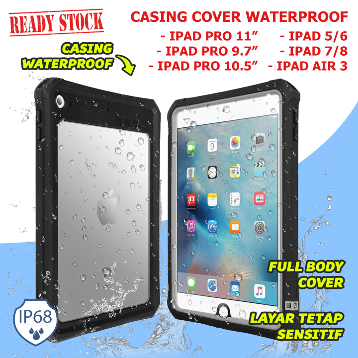 Waterproof Case Ipad 2021 Case Ready Stok Waterproof Case Apple