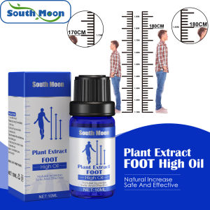 South Moon Plant Extract Foot High Oil Promote Height Growth Oil Body Care Soothing Foot Health Skin Care Promot Bone Growth Oil Natural Without Stimulation Adult Growth Essential Oil Plant Foot Heightening Essential Oil