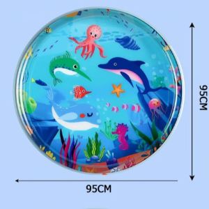 Water Mat For Baby Play Mat Inflatable Thicken PVC Safety Cushion Friendly Material With Free Inflater