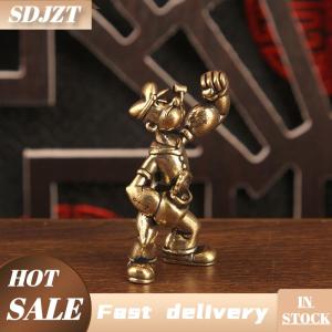 SDJZT 1 2pcs Popeye các thủy thủ người đàn ông hình Brass trang trí nội thất văn phòng bàn trà nghệ thuật đồ trang trí trang trí xe hơi nhà máy tính để bàn phụ kiện