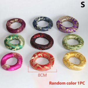 CILL Random Color Yoga Tibetan Singing Bowl Mat Chakra Hand Hammered Tibetan Bowl Pillow Home Decoration Meditation Buddhist Supplies Yoga