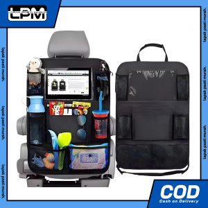 Tas Belakang Jok Mobil Car Seat Organizer Multifungsi Tas Penyimpanan Barang Multisaku HM080