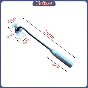 Talao Manual Weeding Puller Tool Garden Hoe and Rake Handheld Weeding Removal Puller Weeding Digging Tool