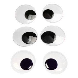 7.5/10/15cm Dolls Googly Eyes Universal Craft Kits Accessories Plastic Flat Back for Doll Wiggle Eyes Assembly DIY for D