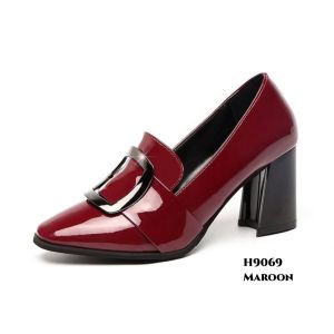 Sepatu Heels Platform Mules Fashion Korea H9069
