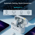 Machenike TH50 ANC Noise Reduction Bluetooth 5.4 Wireless Earphones Headphones Gaming TWS In-Ear Earbuds Built-in Microphone IPX5 Waterproof Game Mode Music Mode for IOS/Android. 