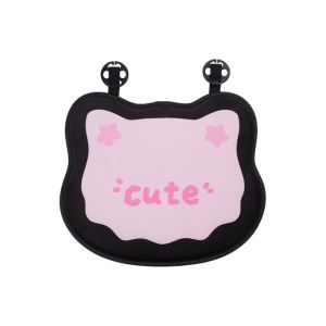 RANG Plush Car Seat Cushion Cute Cartoon Cat Double Neck Car Headrest Neck Pillow Fashion Non-slip Auto Interior Accessories Universal