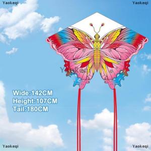 [COD] Yaokeqi 1.4m Colorful Butterfly Kite Flying Toys For Children Kites Flying Fish Kites Professional Wind Kites Toy Sports-Leisure Kite Air Fun