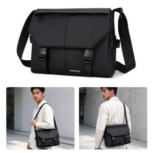 MENSPE Men Bags Mens Shoulder Bag Cross Body Bag Leisure Messenger Bag Color Blocking Design Large Capacity Sling Bag Anti Theft Casual Bag Men Fashion Briefcase Waterproof Oxford Fabric for Sport Street Travel Outdoor