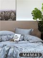 Bộ chăn ga gối lụa 100% Tencel 60s trơn màu - Mướt Bedding, bộ 5 món kèm chăn chần cao cấp. 