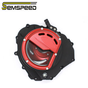 SEMSPEED Motorcycle CNC Engine Clutch Guard Crankcase Cover For CFMOTO 450SR 450NK 2021 2022 2023 2024