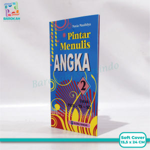 Buku Pintar Menulis Angka 2 Untuk Anak Usia 4-6 Tahun Fullcolor ( Global Mandiri )Original