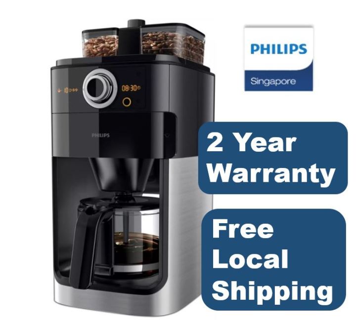 Philips HD7762 Grind & Brew Coffee Maker HD7762/00 Lazada Singapore