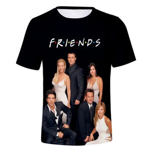Friends T-Shirts TV Show 3D Print Streetwear Men Women Fashion Oversized Short Sleeve O-Neck T Shirt Male Tees Tops Man Clothing