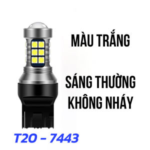 ĐÈN T20 PHANH STOP CHO Ô TÔ 27SMD 3030 thấu kính max sáng DC12v CHUẨN T20 7443 7440 chung