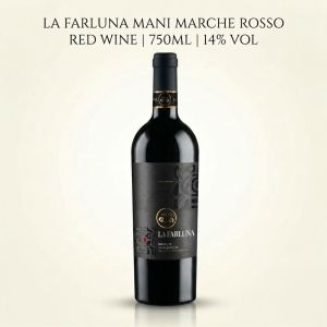 LA FARLUNA MANI MARCHE ROSSO RED WINE 750ML14%Vo1