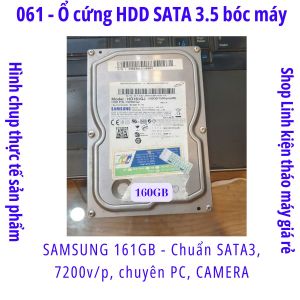 061 Ổ đĩa cứng HDD 3.5 in chuẩn SATA3 bóc máy - sức khỏe tót chuyên PC CAMERA