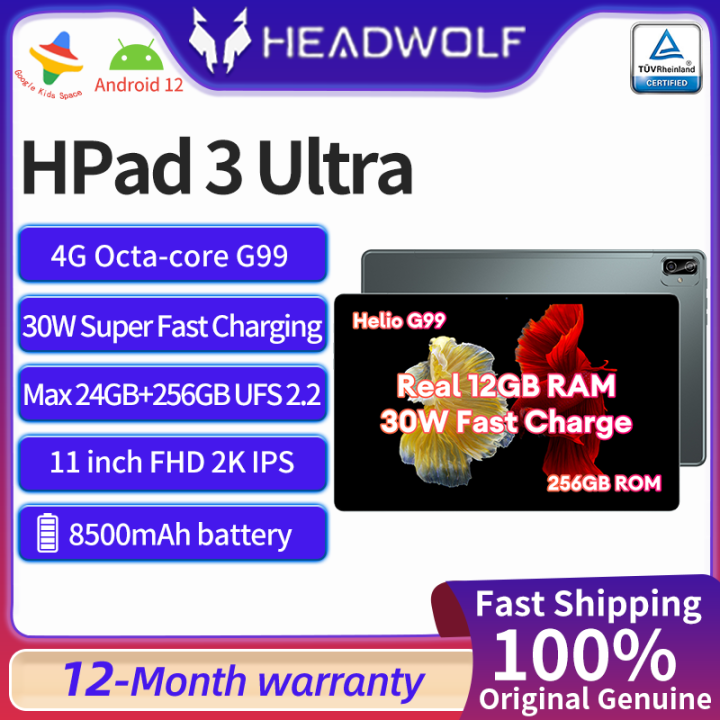 HEADWOLF HPad3 Ultra Android 12 Tablet 11 inch MTK G99 Octa-core