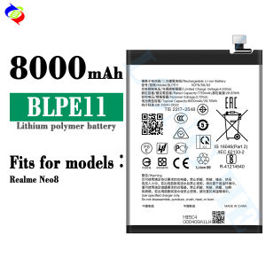Dimi for Oppo Mobile Phone Battery Blpe118000mah New Battery Realme Neo 8