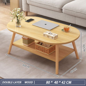 【VIDKHSY Store】2-Tier Coffee Table Sofa Table with Storage| Multi Functional Center Table Bedside Table for Small Space Living Room Bedroom Apartment | Modern Minimalist Furniture