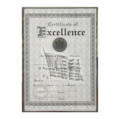 [SG Stock] Silver Nickel-Plated Photo Frame | Glass Panel | 4R-A4 | Wall Gallery Display | Desktop Decoration