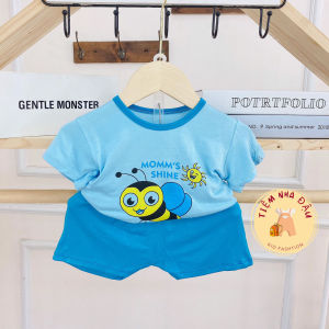 Bộ cộc thun lạnh 5 màu cho bé trai bé gái