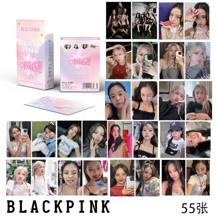 Thẻ Lomo card BlackPink bo góc 55 thẻ Album Thần Tượng Kpop