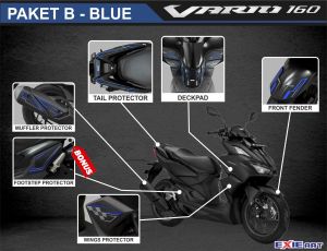 PAKET BODY PROTECTOR VARIO 160 - FULL SET AKSESORIS PELINDUNG BODY