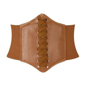 YESMILE Elastic Design Corset Waist Belt Wide Decorative Waist Strap External Wear Waistband Strap For Women Lady Girl Bridal