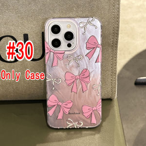Casing OPPO Reno 13F 13 12 11 11F F25 Pro 10 5G 8Z 7Z 8T 8 Lite 7 6Z 5Z 5F 6 5 4F A53 A15 A15S A33 A8 A31 2020 A94 A93 A9 A5 A7 A5S A11K A12 A12S Reno6 Z Reno5 Z Reno7 Reno8 4G Cute Pink Pearl Bow Ribbon Phone Case YS 02