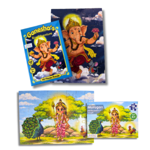 Ganesha and Murugan 48pcs Puzzles | Ages 4+