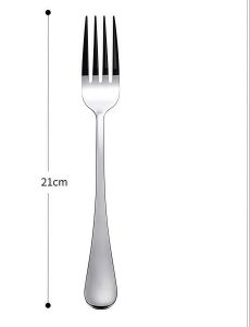 Stainless Steel Spoon and Fork Set Korean Style Cutlery Dinnerware Food-Grade Kutsara Tinidor Set