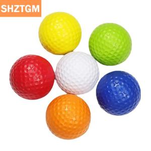 [COD] SHZTGM ลูกกอล์ฟโฟม PU นุ่ม5ชิ้นลูกกอล์ฟสำหรับใช้ในร่มลูกกอล์ฟขนาด4.27ซม. 1.68นิ้วอุปกรณ์เล่นกอล์ฟสำหรับเด็ก