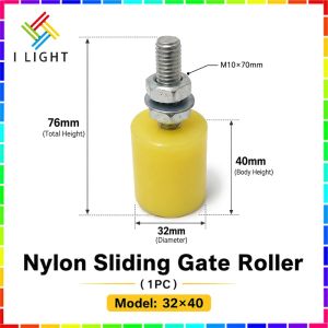(Fast Delivery)Nylon Sliding Gate Roller 1PC Sliding Gate Top Guide Wheel Nylon Upper Roller Wheel