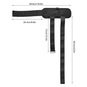 Weight Lifting Tibialis Trainer Foot Strap for Calf and Shin Workout Adjustable Dumbbell Ankle Strap