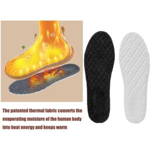 Plush Thick Insole Breathable Cotton Warm Shoe Pad Pile Warmth Massage Insoles Men Women Long-lasting Flexible Shoes Cushion