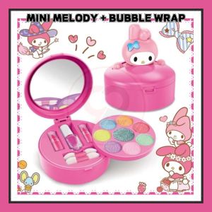 Princess Kuromi Makeup Dressing Box Set Eyeshadow Blush Lipstick Make Up Handbag Children Cosmetics Makeup Toys Mekup