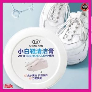 CH-FASHION WHITE SHOE CLEANER CLEANING CREAM MULTIPURPOSE SPORTS SHOE LEATHER BAGS CLEANER EFFECTIVE DIRT REMOVAL